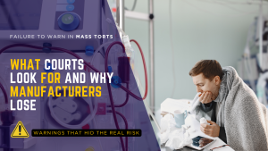 UNDERSTANDING “FAILURE TO WARN” IN MASS TORTS: WHAT MAKES A STRONG CASE? 