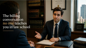 The billing conversation no one teaches you in law school